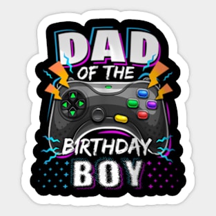 Dad of the Birthday Video Birthday Sticker